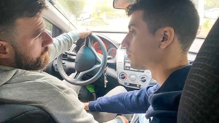 Rodrigo El Santo A Hunk Driver Chooses Twink Boy Valentin Val And Pounds His Tight Ass
