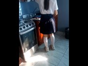 I GIVE MY STEPDAUGHTER MILK BEFORE GOING TO SCHOOL - Pornhub.com