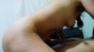 🔥 Latina friend rides and moans deliciously