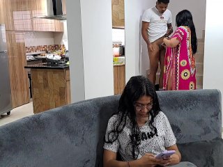 My Stepmother Sucks My Dick on the_Stairs While My Stepsister IsDistracted