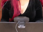 Preview 4 of ASMR ROLEPLAY (HEADPHONES) FUCKING IN THE OFFICE WITH THE NEW PARTNER, SILENT MOANS