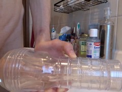 Stamina Challenge Episode 2 - Side View Clear Fleshlight