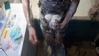我有肥皂癖......
