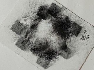 Erotic Art of a Sexy Hot & Nude Latina Showing her Titties with Unintensional ASMR