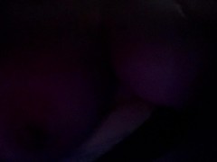 Big tits Naked Driving with my tits bouncing from the ROUGH road. With the Cops driving behind me.