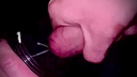 Jacking my cum into a cup