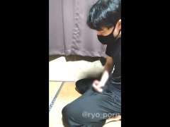 【リクエスト動画】筋肉質イケメンが正座しながら激しくしこしこしちゃいました【JP】 - Screenshot 14 of 16 - Masturbate