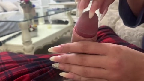 Handjob Long Nails Porn - Long Nails Handjob Porn Videos | Pornhub.com