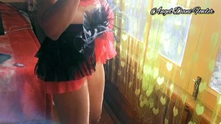 Hot MILF Se détendre et fumer