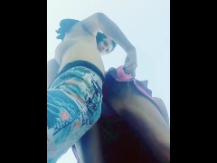 Sexo anal Después de la fiesta con mi cuñada nos vamos al monte a follar duro