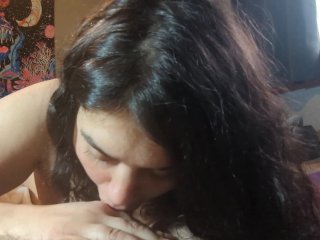 Cute Latina letting her a BIG DICK use her TIGHT holes for fun!