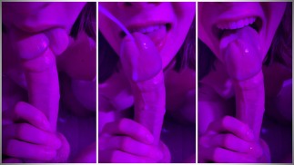 i make him cum just with my tongue