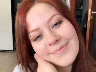 Choke Beauty Redhead by Cock Sitting Top of Her