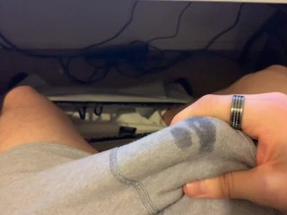 Making a CUM Mess in my BOXERS