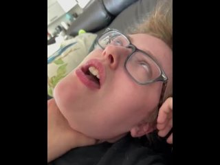 amateur, blonde, eye rolling orgasm, 60fps
