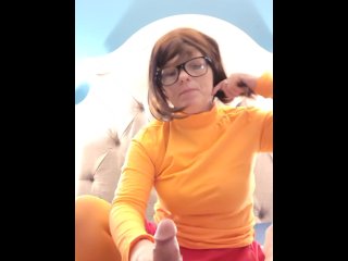 Velma Sucks Cock and Jerks MeOff