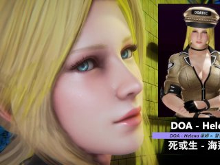 doa, missionary, hentai, police woman