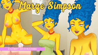 Marges Millf, Geheimer Sex, Der Simpsons-Porno, Vollständige Galerie, Hentai-Spiel, KISS MY CAMERA