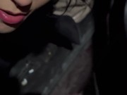 Preview 3 of a voyeur catches me masturbating in a parking lot and fucks me cumming in my mouth and inside