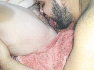 My Daddy Bear makes me Enjoy Sucking my Pussy that Gets very Juicy