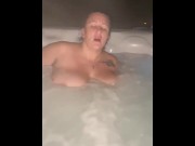 Preview 1 of Wife cumming in the Jacuzzi
