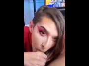 Preview 4 of Femboy Sucks on Bbc 🤤 Full video on OF [elijahhhhxxx] ❤️