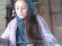 Garage Smoking - Candid Smoking - Hot Smoking - Smoking Fetish, Smoking, Flawless Melissa