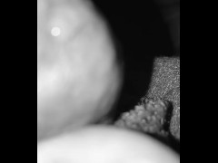 Close up cum shot