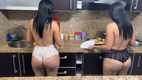 My Milf and my Mature are the same and they both like to cook in Bikinis