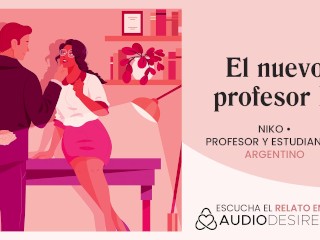 Stories to Touch Me: the Teacher me Hard in his Office