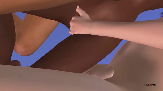 Animated cartoon porn video of 3D cartoon lesbian girls
