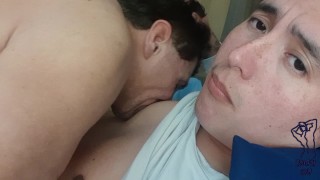 Disabled Boy's Caregiver Nurse Eats His Ass
