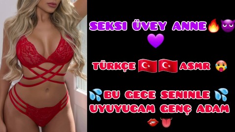 MİLF ÜVEY ANNESİ BACAKLARIMI OMZUNA ALIP SİK DİYOR - TÜRKÇE ASMR