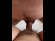 Preview 5 of 26 y/o amateur girlfriend let me cum in her hairy pussy
