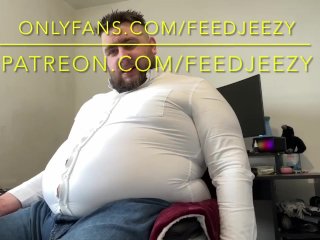 fetish, solo male, big tits, belly