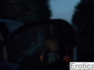 Ebony Beauty Seduces Handsome Hunk - Cecilia Lion, - EroticaX screenshot number 1