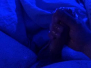 Lots of lube and a sex toy (solo masturbation)