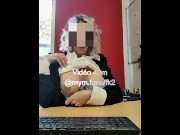 Preview 3 of Secretary in appointment with his client gets fucked on the desk