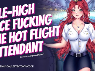 Facefucking the Slutty Flight Attendant [ASMR] [audio] [deepthroat] [submissive Slut] [sloppy BJ]
