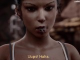 A Little Break with Lara Croft [Giantess Animation Teaser]