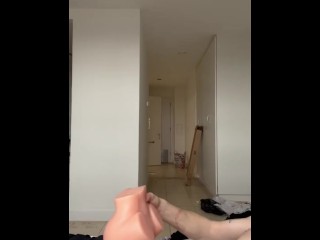 Fucking my Sex Toy and having a Wank