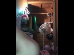 Solo Big Dick Pounding Tight Pussy Bathtime