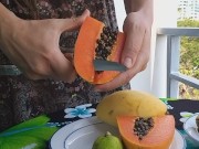 Preview 6 of Pussy like Papaya #Do you also like fruits?