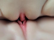 Preview 6 of Lesbianas Orgasmo de Tijeras Frotando Clitoris contra Clitoris