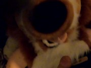 Preview 4 of Matthew Fox is fucked bareback by a hung twink ( Furry / Fursuit / Mursuit )