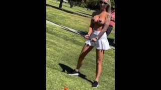 Golfing