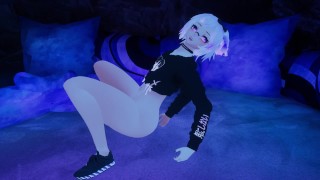 Vrchat Femboy Has Some Fun With A Big Toy IRL Quck Test Video
