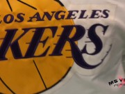 Preview 1 of My co-worker took me to a Lakers Game! I gave him a Post Game Blowjob in the car on the way home!
