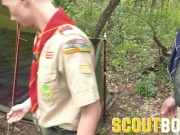 Preview 1 of ScoutBoys - hot DILF scoutmaster seduces and fucks scout raw