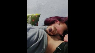أجد حبيبي وحده وأعطيه اللسان جيدًا😈🥵🥵